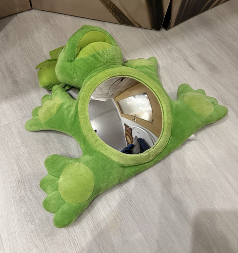 Grünes frosch stoff - stoff-, &