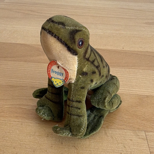 Steiff froggy frosch - froggy, stoff-