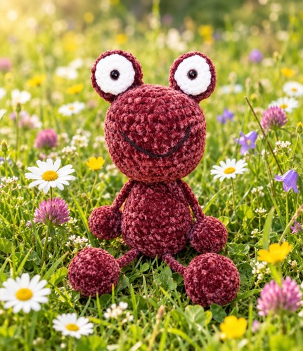 Kuscheltier frosch 25 cm - -,