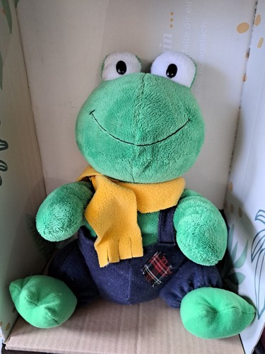 Stofftier kuscheltier frosch - kuscheltier,