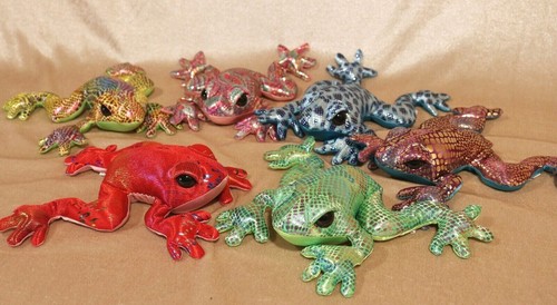 Stofftier frosch glitzernd - frosch,