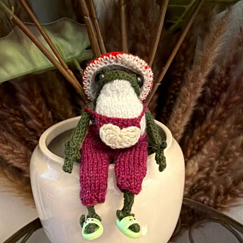 Handmade gehäkelter frosch - handmade,